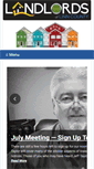 Mobile Screenshot of landlordsoflinncounty.org